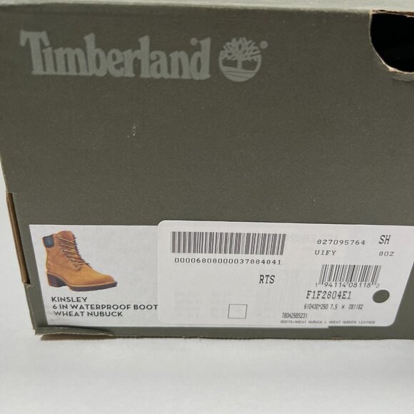 Timberland Kinsley 6-Inch Waterproof Boot Size 7.5 - Picture 13 of 14